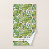 Tropische lekkage in Waterverf Bad Handdoek (Handdoek)