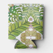 Tropische lekkage in Waterverf Blikjeskoeler (Voorkant)