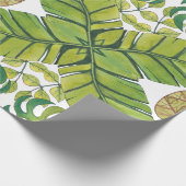 Tropische lekkage in Waterverf Cadeaupapier (Hoek)