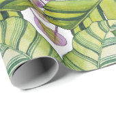 Tropische lekkage in Waterverf Cadeaupapier (Rol Hoek)