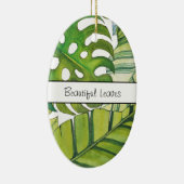 Tropische lekkage in Waterverf Keramisch Ornament (Rechts)