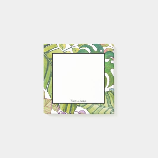 Tropische lekkage in Waterverf Post-it® Notes (Voorkant)