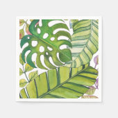 Tropische lekkage in Waterverf Servet (Voorkant)