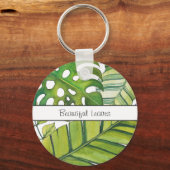 Tropische lekkage in Waterverf Sleutelhanger (Voorkant)