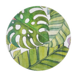 Tropische lekkage in Waterverf Snijplank