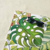 Tropische lekkage in Waterverf Strandlaken (In situ)