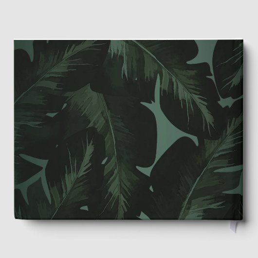 Tropische lekkernij in Groen en Zwart Gastenboek (Achterkant)