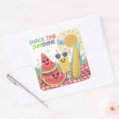 Tropische lekkernijen – Zomer Snack Sticker Set (Envelop)
