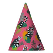 Tropische lemuren - Roze Feesthoedjes (Rechts)