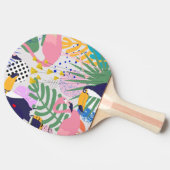 Tropische lente tafeltennisbatje (Zijkant)