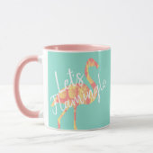 Tropische Let's Flamingle Flamingo & Pineapples Mok (Links)