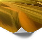 Tropische Leuke Baby Giraffe Cartoon Poster (Hoek)