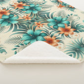 Tropische lichte Sherpa-deken Sherpa Deken (3/4)