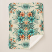 Tropische lichte Sherpa-deken Sherpa Deken (Voorkant)