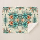 Tropische lichte Sherpa-deken Sherpa Deken (Voorkant (horizontaal))