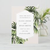 Tropische liefde / Bewaar de datum Save The Date (Staand voorkant)