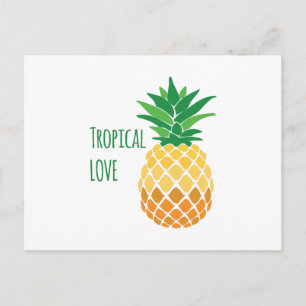Tropische liefde briefkaart