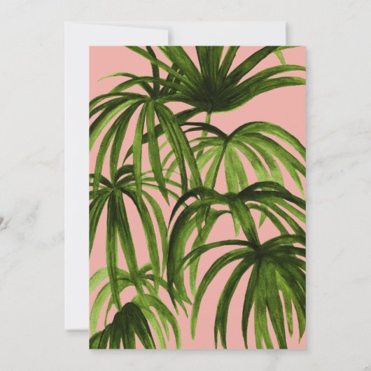 Tropische liefde kaart (Achterkant)