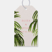 Tropische Liefde / Label Cadeaulabel (Achterkant)