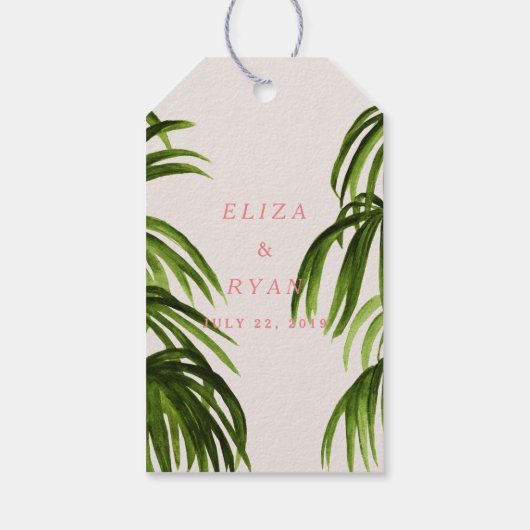 Tropische Liefde / Label Cadeaulabel (Achterkant)