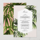 Tropische liefde / Menu (Voorkant / Achterkant)