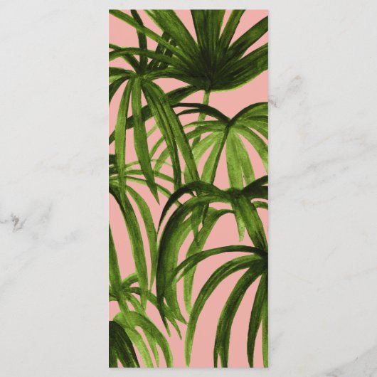 Tropische liefde / Programma Programmakaart (Achterkant)