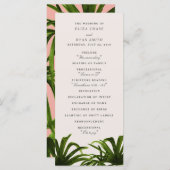 Tropische liefde / Programma Programmakaart (Voorkant / Achterkant)