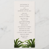 Tropische liefde / Programma Programmakaart (Voorkant)