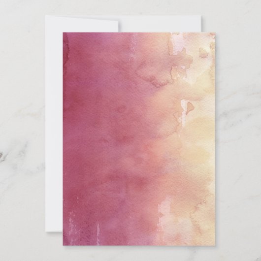 Tropische liefdesbatchbestemming save the date (Achterkant)