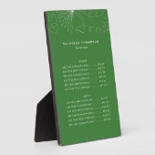 Tropische lijst met automatisch gedetailleerde ser fotoplaat (Zijkant)