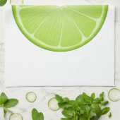 Tropische Limoen Party Theedoek (Gevouwen)