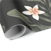 Tropische  loodbloem, strelitzia, palm cadeaupapier (Rol Hoek)