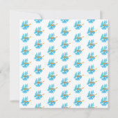 Tropische Luau Ananas Eerste Verjaardagsfeest Kaart (Achterkant)