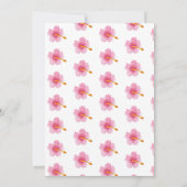 Tropische Luau ananas verjaardagsfeestje Kaart (Achterkant)