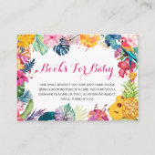 Tropische Luau Books voor Baby Enclosure Kaart (Voorkant)