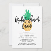 Tropische Luau Bruids Douche Uitnodiging (Voorkant)