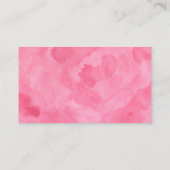 Tropische Luau Diaper Raffle Enclosure Kaart (Achterkant)