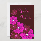 Tropische Luau Hawaiian Summer Party Uitnodigingen (Voorkant)