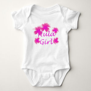 Tropische Luau Hula Girl Floral Romper
