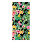 Tropische Luau Menu Kaart, BOHO (Achterkant)