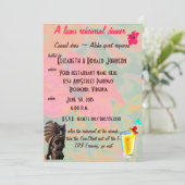 Tropische Luau-repetitie Kaart (Staand voorkant)