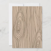 Tropische luau-theepee bij het poolthema kaart (Achterkant)