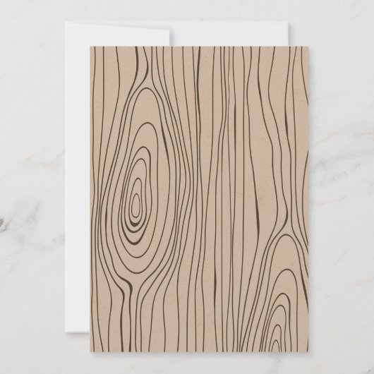 Tropische luau-theepee bij het poolthema kaart (Achterkant)