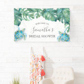 Tropische Luau Vrijgezellenfeest tekenen Spandoek (Insitu)