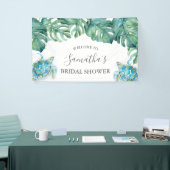 Tropische Luau Vrijgezellenfeest tekenen Spandoek (Beurs)