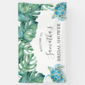 Tropische Luau Vrijgezellenfeest tekenen Spandoek (Verticaal)