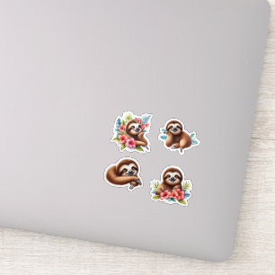Tropische luiaard sticker
