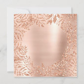 Tropische luiers Palm Garden Blush Roos Koper Kaart (Achterkant)