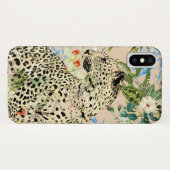 Tropische luipdruk floral Hawaiian animal Case-Mate iPhone Case (Achterkant (horizontaal))