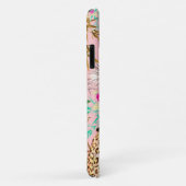 Tropische luipdruk floral Hawaiian Case-Mate iPhone Case (Achterkant/rechts)